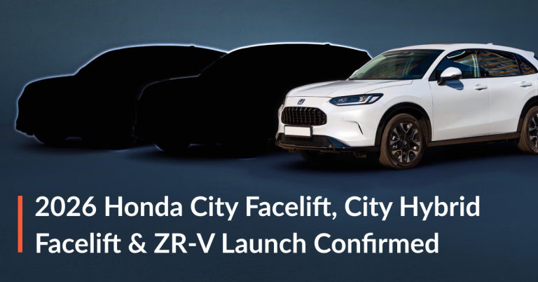 2026 Honda City Facelift & Honda ZR-V India Launch